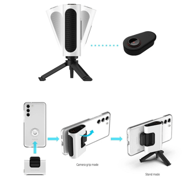 英国限定：三星GalaxyS23配件SlimMiniTripod和CameraGripStand发布！(图2)