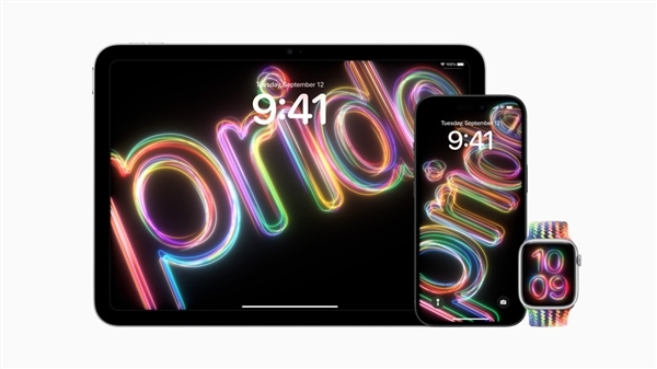 苹果推出2024款彩虹版AppleWatch编织表带致敬LGBTQ+社群(图3)